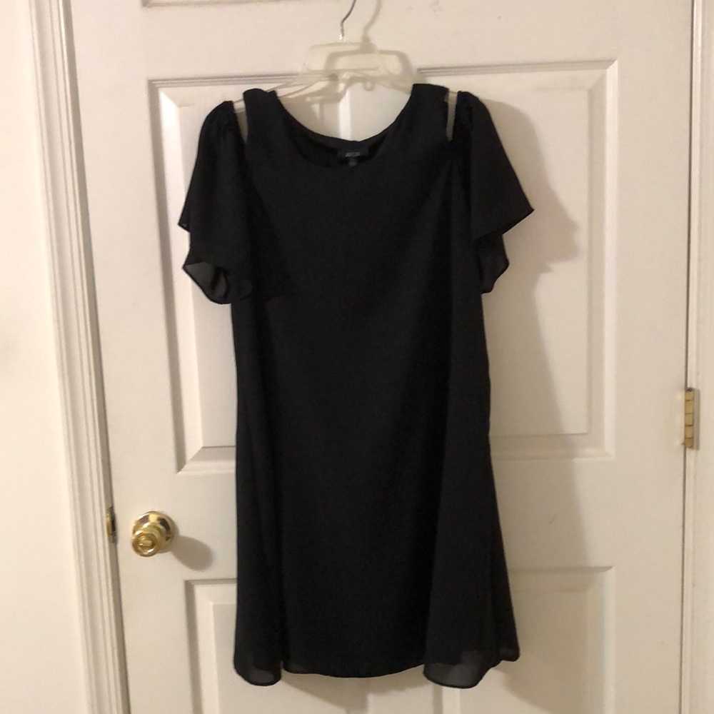 Apt 9 Black, cold shoulder dress. Size 10. NWT
